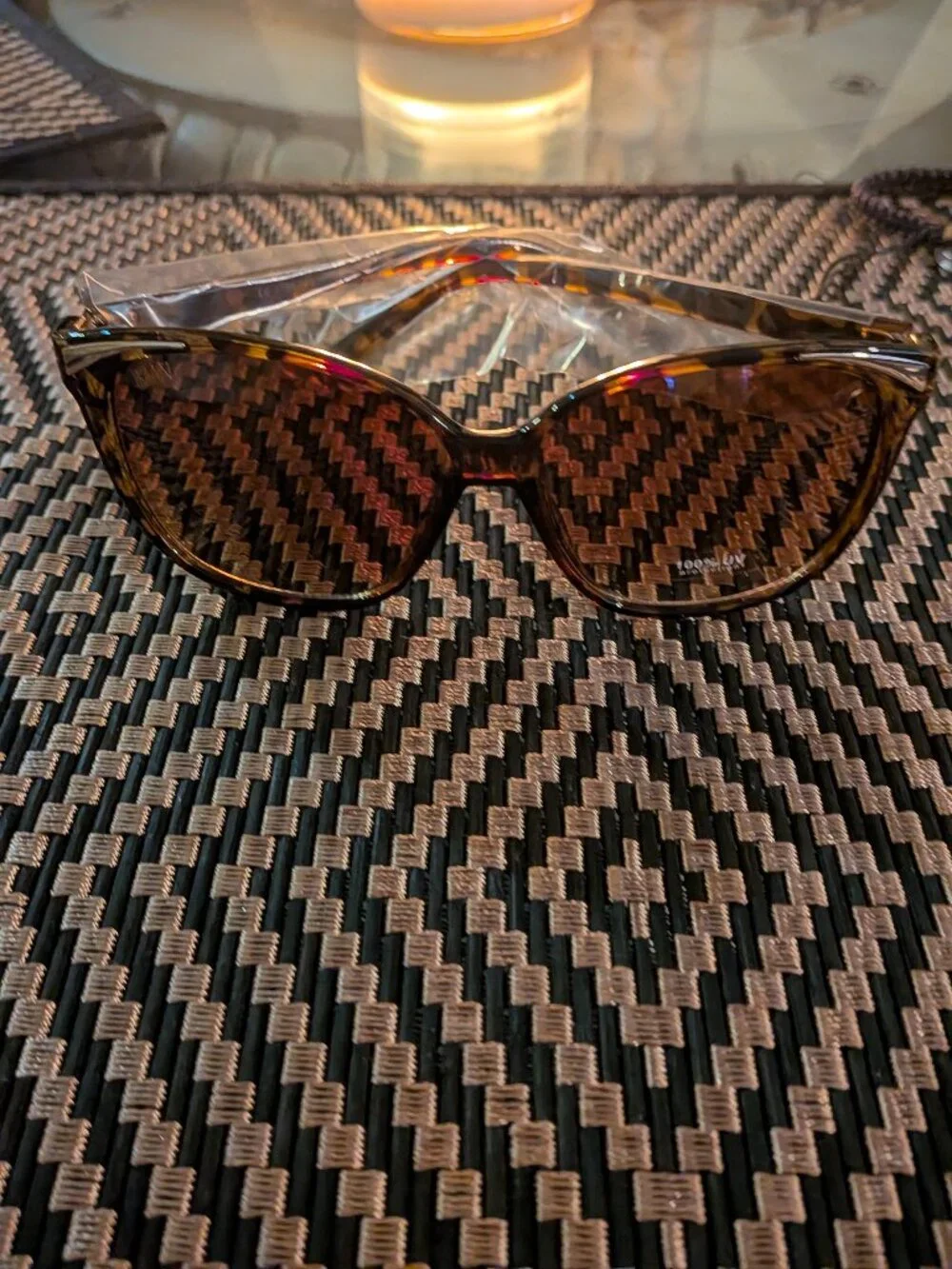 IMAN Brown Tortoise Sunglasses NEW